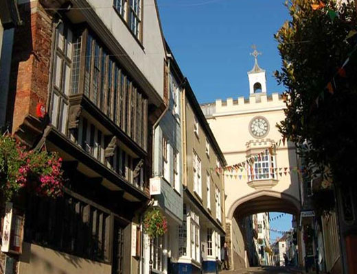 Totnes historic market town