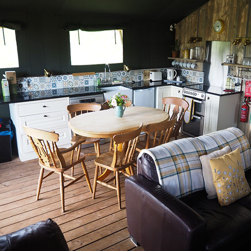 family glamping holiday